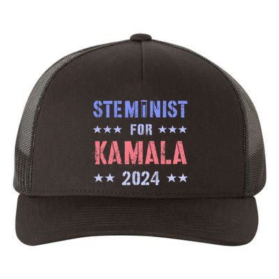 Steminist For Kamala 2024 Election Grab Him By Ballot Yupoong Adult 5-Panel Trucker Hat