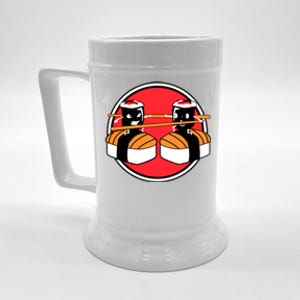 Sushi Fight Knight For Sushi Lover Gift Beer Stein