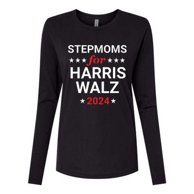 Stepmoms For Kamala Harris Walz Womens Cotton Relaxed Long Sleeve T-Shirt