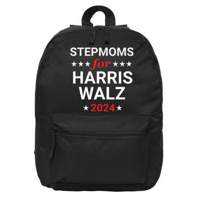 Stepmoms For Kamala Harris Walz 16 in Basic Backpack