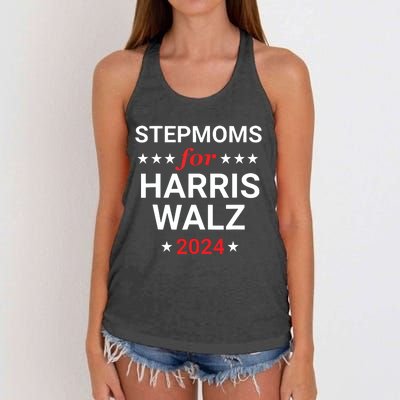 Stepmoms For Kamala Harris Walz Women's Knotted Racerback Tank