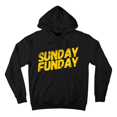 Sunday Funday Kc Retro Kansas City Sunday Funday Hoodie