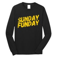 Sunday Funday Kc Retro Kansas City Sunday Funday Long Sleeve Shirt