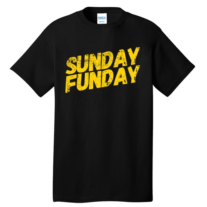 Sunday Funday Kc Retro Kansas City Sunday Funday Tall T-Shirt