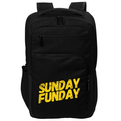Sunday Funday Kc Retro Kansas City Sunday Funday Impact Tech Backpack