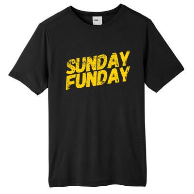 Sunday Funday Kc Retro Kansas City Sunday Funday Tall Fusion ChromaSoft Performance T-Shirt