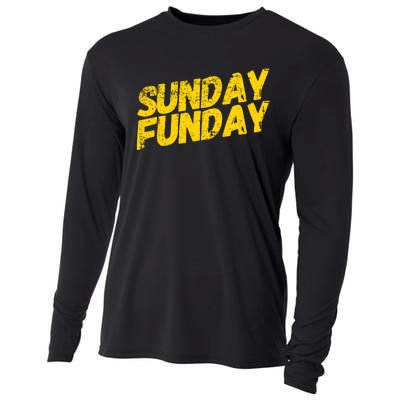 Sunday Funday Kc Retro Kansas City Sunday Funday Cooling Performance Long Sleeve Crew