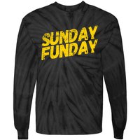 Sunday Funday Kc Retro Kansas City Sunday Funday Tie-Dye Long Sleeve Shirt