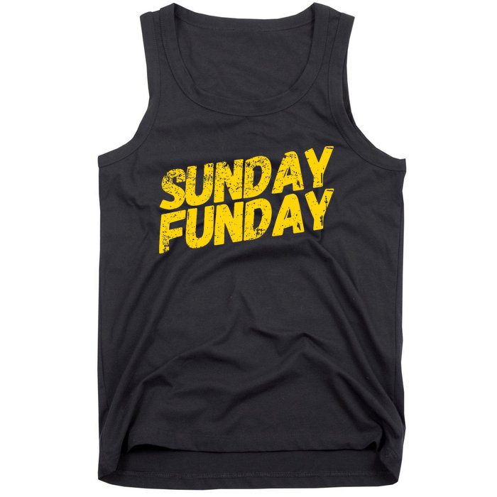 Sunday Funday Kc Retro Kansas City Sunday Funday Tank Top