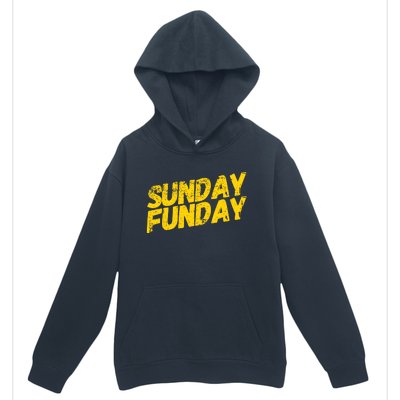 Sunday Funday Kc Retro Kansas City Sunday Funday Urban Pullover Hoodie