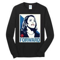 Shepard Fairey Kamala Harris Forward Tall Long Sleeve T-Shirt