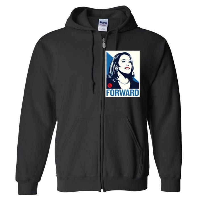 Shepard Fairey Kamala Harris Forward Full Zip Hoodie