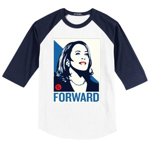 Shepard Fairey Kamala Harris Forward Baseball Sleeve Shirt