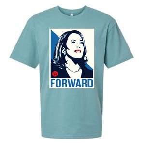 Shepard Fairey Kamala Harris Forward Sueded Cloud Jersey T-Shirt