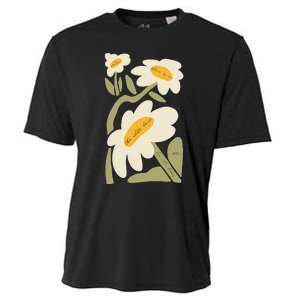 Subtle Flower Kamala Harris Boho Floral Gift Cooling Performance Crew T-Shirt