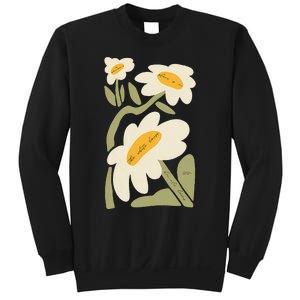 Subtle Flower Kamala Harris Boho Floral Gift Sweatshirt