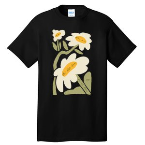 Subtle Flower Kamala Harris Boho Floral Gift Tall T-Shirt