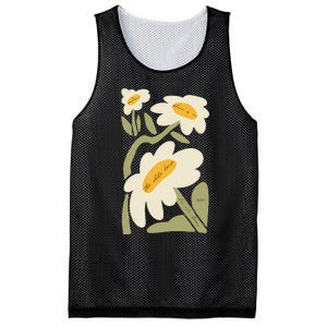 Subtle Flower Kamala Harris Boho Floral Gift Mesh Reversible Basketball Jersey Tank