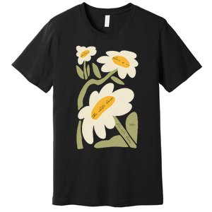 Subtle Flower Kamala Harris Boho Floral Gift Premium T-Shirt