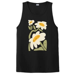 Subtle Flower Kamala Harris Boho Floral Gift PosiCharge Competitor Tank