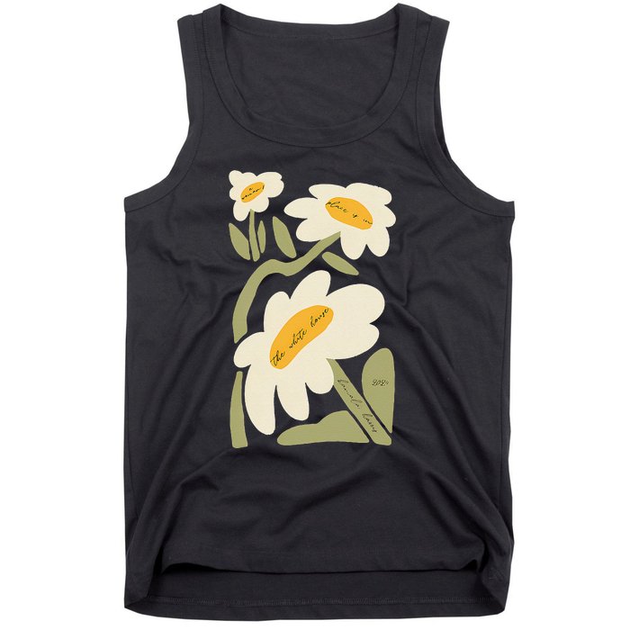 Subtle Flower Kamala Harris Boho Floral Gift Tank Top