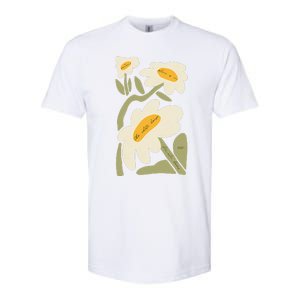 Subtle Flower Kamala Harris Boho Floral Gift Softstyle CVC T-Shirt