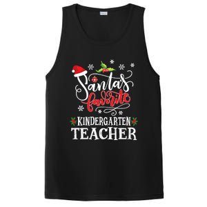 SantaS Favorite Kindergarten Teacher Xmas Party PosiCharge Competitor Tank