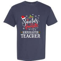 SantaS Favorite Kindergarten Teacher Xmas Party Garment-Dyed Heavyweight T-Shirt