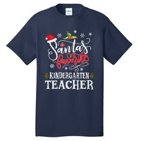 SantaS Favorite Kindergarten Teacher Xmas Party Tall T-Shirt