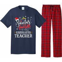 SantaS Favorite Kindergarten Teacher Xmas Party Pajama Set