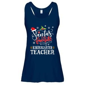 SantaS Favorite Kindergarten Teacher Xmas Party Ladies Essential Flowy Tank