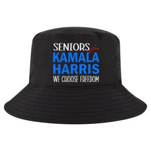 Seniors For Kamala Harris 2024 We Choose Freedom Cool Comfort Performance Bucket Hat