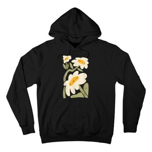 Subtle Flower Kamala Harris Boho Floral Hoodie