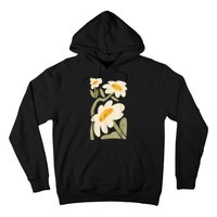 Subtle Flower Kamala Harris Boho Floral Hoodie