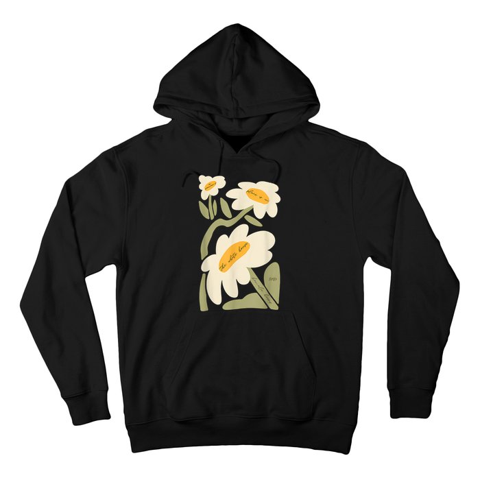 Subtle Flower Kamala Harris Boho Floral Hoodie