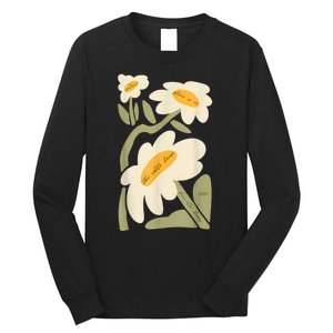 Subtle Flower Kamala Harris Boho Floral Long Sleeve Shirt