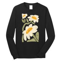 Subtle Flower Kamala Harris Boho Floral Long Sleeve Shirt