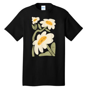 Subtle Flower Kamala Harris Boho Floral Tall T-Shirt