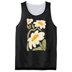 Subtle Flower Kamala Harris Boho Floral Mesh Reversible Basketball Jersey Tank