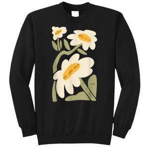 Subtle Flower Kamala Harris Boho Floral Tall Sweatshirt