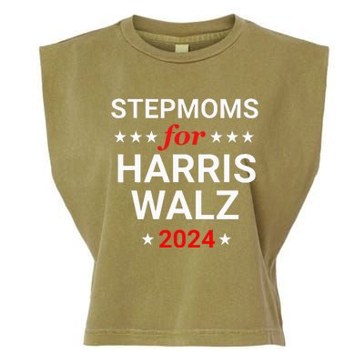 Stepmoms For Kamala Harris Walz Garment-Dyed Women's Muscle Tee