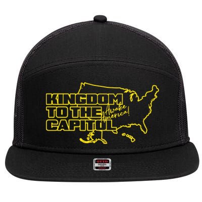 Sean Feucht Kingdom To The Capitol 7 Panel Mesh Trucker Snapback Hat