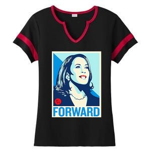 Shepard Fairey Kamala Harris Forward Ladies Halftime Notch Neck Tee