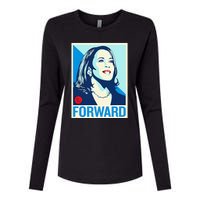 Shepard Fairey Kamala Harris Forward Womens Cotton Relaxed Long Sleeve T-Shirt