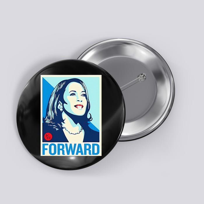 Shepard Fairey Kamala Harris Forward Button