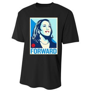 Shepard Fairey Kamala Harris Forward Performance Sprint T-Shirt