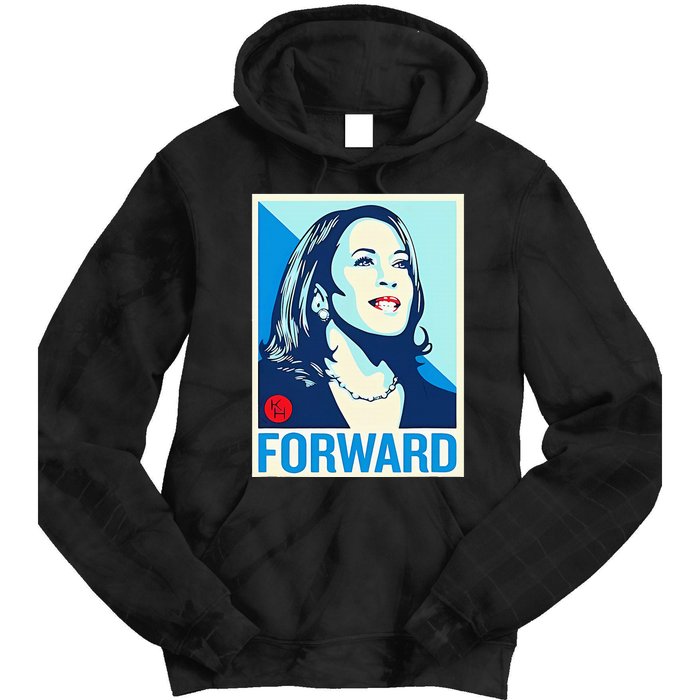 Shepard Fairey Kamala Harris Forward Tie Dye Hoodie