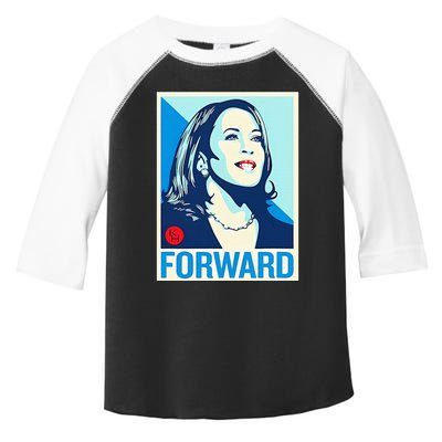 Shepard Fairey Kamala Harris Forward Toddler Fine Jersey T-Shirt