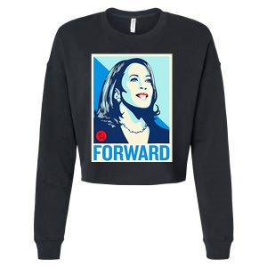 Shepard Fairey Kamala Harris Forward Cropped Pullover Crew