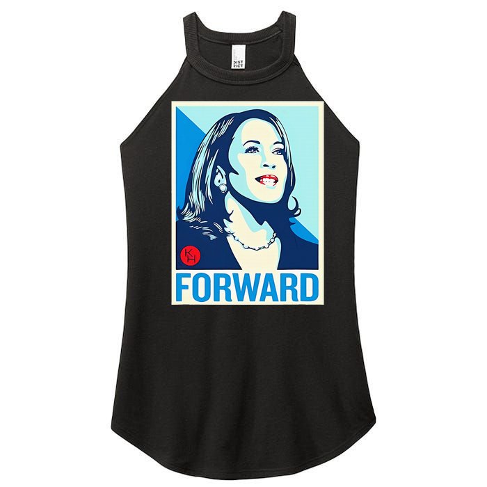 Shepard Fairey Kamala Harris Forward Women's Perfect Tri Rocker Tank